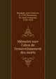 M?moire sure l'abus de l'ensevelissement des morts, Durande, Jean Francois, d. 1794,Thomassin, M. (Jean-Fran?ois), 1750-1828 