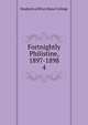 Fortnightly Philistine, 1897-1898. 4, Students of Bryn Mawr College 