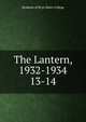 The Lantern, 1932-1934. 13-14, Students of Bryn Mawr College 