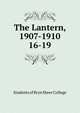 The Lantern, 1907-1910. 16-19, Students of Bryn Mawr College 