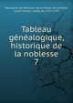 Tableau gnalogique, historique de la noblesse. 7, Waroquier de M?ricourt de la Mothe de Combles, Louis Charles, comte de, 1757-1794 