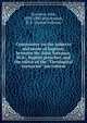 Controversy on the subjects and mode of baptism, between Mr. John Torrance, M.A., Baptist preacher, and the editor of the "Theological instructor" microform, Torrance, John, 1839-1881,Hutchinson, D. F. (Daniel Falloon) 