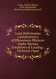 Load Deformation Characteristics of Bituminous Mixtures Under Various Conditions of Loading : Technical Paper, Goetz, William Harner, 1914-,McLaughlin, John Francis,Wood, Leonard E. 