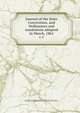 Journal of the State Convention, and Ordinances and resolutions adopted in March, 1861. c.1, Mississippi. Convention (1861),Barry, William T. S. (William Taylor Sullivan), 1821-1868,Confederate States of America. Constitution,Mississippi. Constitution 