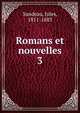 Romans et nouvelles. 3, Sandeau, Jules, 1811-1883 