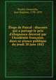 ?loge de Pascal : discours qui a partag? le prix d'?loquence d?cern? par l'Acad?mie fran?aise, dans sa s?ance publique du jeudi 30 juin 1842, Bordas-Demoulin, Jean Baptiste, 1798-1859 