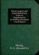 Power Augers and Earth Resistivity Units as Supplements to Drilling Machines : Final Report, Shurig, D. G. (Donald G.) 