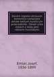 Decem regista censuum bohemica compilata aetate bellum husiticum praecedente - Deset urb? esk?ch z doby ped v?lkami husitsk?mi, Emler, Josef, 1836-1899 