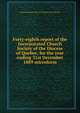 Forty-eighth report of the Incorporated Church Society of the Diocese of Quebec, for the year ending 31st December 1889 microform, Church of England. Diocese of Quebec. Church Society 