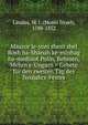 Maazor le-yom sheni shel Rosh ha-Shanah ke-minhag ha-medinot Polin, Behmen, Mehrn e-Ungarn = Gebete fur den zweiten Tag des Neujahrs-Festes, Landau, M. I. (Moses Israel), 1788-1852 