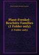Plaut-Frenkel-Beschtz Families. (1 Folder only), Plaut-Frenkel-Beschuz Families 