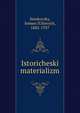 Исторический материализм, Semkovsky, Semen IUliovych, 1882-1937 