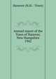 Annual report of the Town of Hanover, New Hampshire. 1942, Hanover (N.H. : Town) 