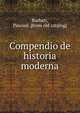 Compendio de historia moderna, Barbati, Pascual. [from old catalog] 