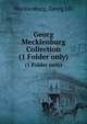 Georg Mecklenburg Collection. (1 Folder only), Mecklenburg, Georg LBI 