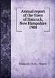 Annual report of the Town of Hancock, New Hampshire. 1908, Hancock (N.H. : Town) 