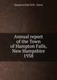 Annual report of the Town of Hampton Falls, New Hampshire. 1938, Hampton Falls (N.H. : Town) 