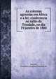 As colonias agricolas em Africa e a lei; conferencia no sal?o da Trindade, no dia 19 janeiro de 1880, Amaral, Francisco Joaquim Ferreira do 