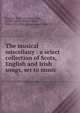 The musical miscellany : a select collection of Scots, English and Irish songs, set to music, John Playford 