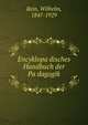 Encyklopa?disches Handbuch der Pa?dagogik, Rein, Wilhelm, 1847-1929 