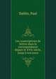 Les souscriptions de lettres dans la correspondance depuis le XVIe si?cle, jusqu'? nos jours, Dablin, Paul 