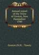 Annual report of the Town of Groton, New Hampshire. 1940, Groton (N.H. : Town) 