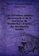 Les Derni?res ann?es du marquis et de la marquise de Bombelles : d'apr?s des documents in?dits, Fleury, Maurice, comte, 1856-1921 