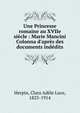 Une Princesse romaine au XVIIe si?cle : Marie Mancini Colonna d'apr?s des documents ind?dits, Herpin, Clara Ad?le Luce, 1825-1914 