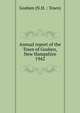Annual report of the Town of Goshen, New Hampshire. 1942, Goshen (N.H. : Town) 