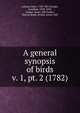 A general synopsis of birds. v. 1, pt. 2 (1782), Latham, John, 1740-1837,Dwight, Jonathan, 1858-1929, former owner. DSI,Tucker, Marcia Brady, former owner. DSI 