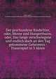 Der geschundene Raubritter, oder, Minne und Hungerthurm, oder, Das lange verschwiegene und endlich doch an den Tag gekommene Geheimnis : Trauerspiel in 3 Akten, Kopal, Gustav, b. 1843,Harold Jantz Collection of German Baroque Literature and German Americana 