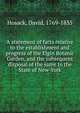 A statement of facts relative to the establishment and progress of the Elgin Botanic Garden, and the subsequent disposal of the same to the State of New-York, Hosack, David, 1769-1835 
