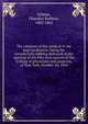 The relations of the medical to the legal profession: being the introductory address delivered at the opening of the fifty-first session of the College of physicians and surgeons, of New York, October 20, 1856, Gilman, Chandler Robbins, 1802-1865 