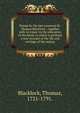 Poems by the late reverend Dr. Thomas Blacklock ; together with An essay on the education of the blind, to which is prefixed a new account of the life and writings of the author., Blacklock, Thomas, 1721-1791. 