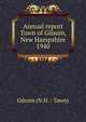 Annual report Town of Gilsum, New Hampshire. 1940, Gilsum (N.H. : Town) 