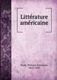 Litterature americaine, William Peterfield Trent 