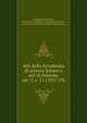 Atti della Accademia di scienze lettere e arti di Palermo. ser. 3, v. 11 (1917-19), Accademia di scienze, lettere e arti di Palermo,Accademia di scienze, lettere e arti di Palermo. Saggi di dissertazioni 