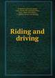 Riding and driving, Anderson, Edward L. 