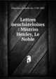 Lettres neuch?teloises : Mistriss Henley, Le Noble, Charri?re, Isabelle de, 1740-1805 