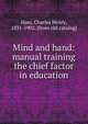 Mind and hand: manual training the chief factor in education, Ham, Charles Henry, 1831-1902. [from old catalog] 