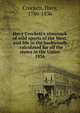 Davy Crockett`s almanack of wild sports of the West, and life in the backwoods : calculated for all the states in the Union. 1836, Crockett, Davy, 1786-1836 