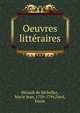 Oeuvres litteraires, H?rault de S?chelles, Marie Jean, 1759-1794,Dard, ?mile 