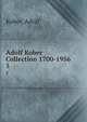 Adolf Kober Collection 1700-1956. 5, Kober, Adolf 