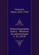 Palaeontographia Italica : Memorie di paleontologia. v. 25 (1919), Canavari, Mario 1855-1928 