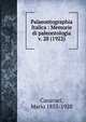 Palaeontographia Italica : Memorie di paleontologia. v. 28 (1922), Canavari, Mario 1855-1928 