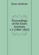 Proceedings of the Essex Institute. v.3 (1860-1863), Essex Institute 