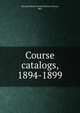 Course catalogs, 1894-1899, Maryland State Normal School (Towson, Md.) 