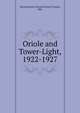 Oriole and Tower-Light, 1922-1927, Maryland State Normal School (Towson, Md.) 