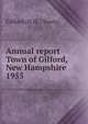 Annual report Town of Gilford, New Hampshire. 1955, Gilford (N.H. : Town) 