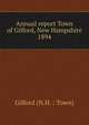 Annual report Town of Gilford, New Hampshire. 1894, Gilford (N.H. : Town) 